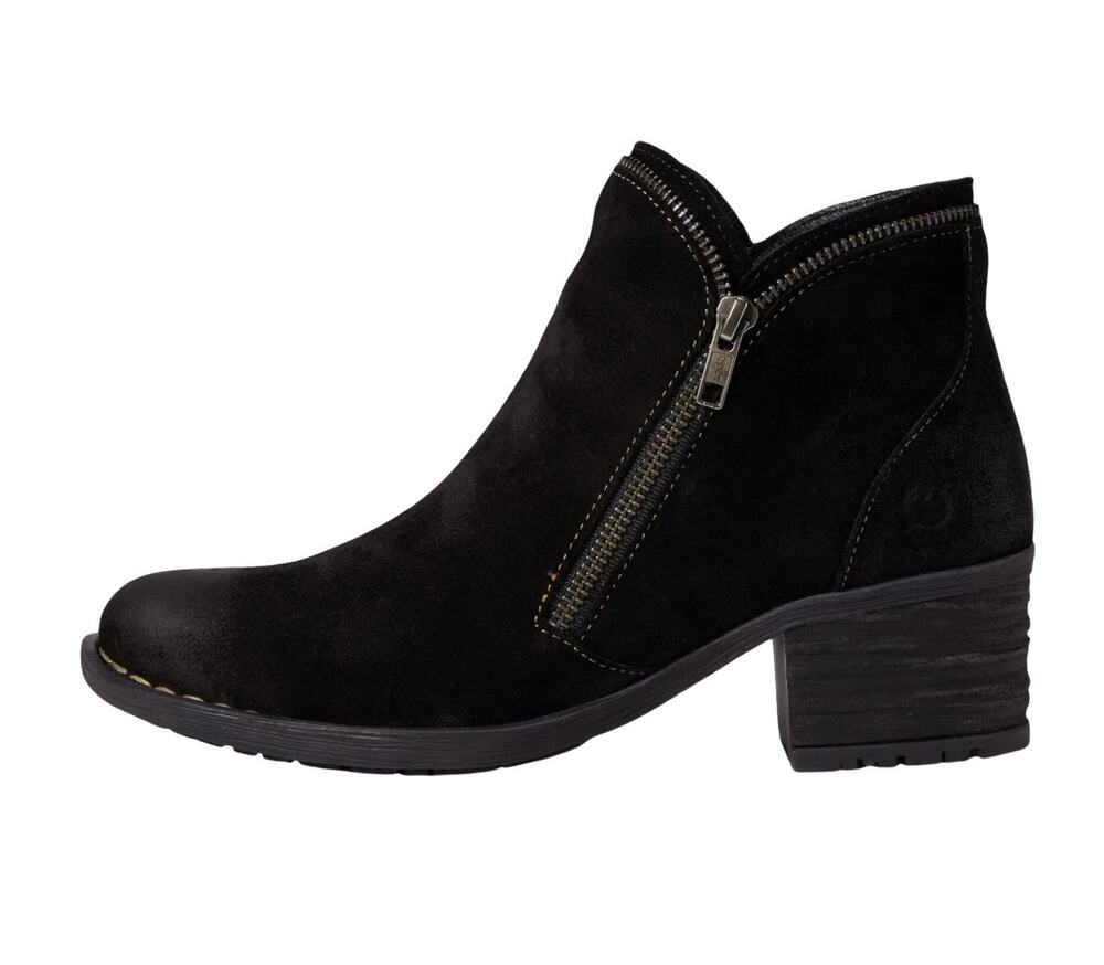 Born Women's Montaro II Boot Black Suede Leather Size 9 US 39/40 EU NIB Comfy